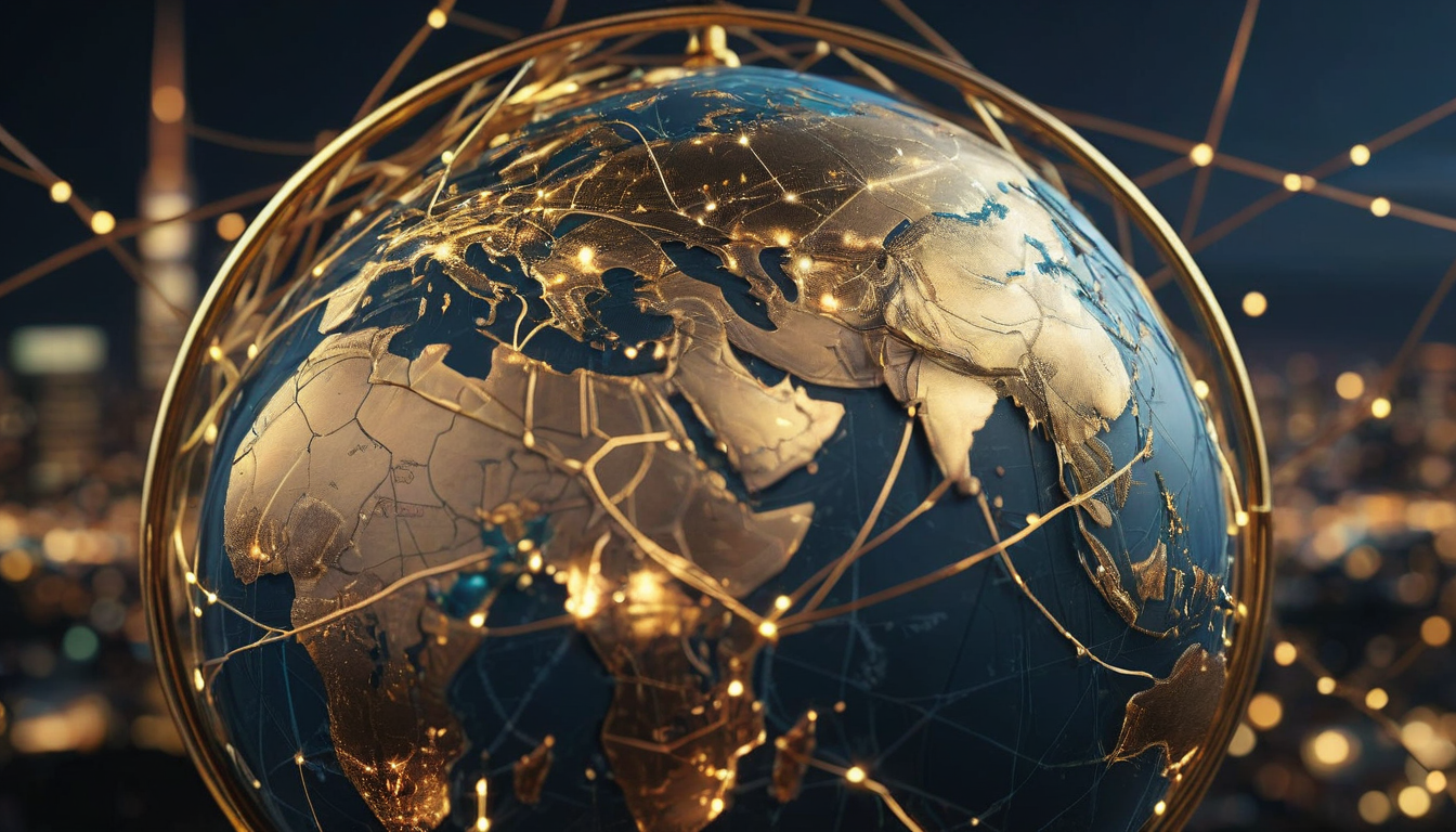 A conceptual visualization of global domain registration networks.