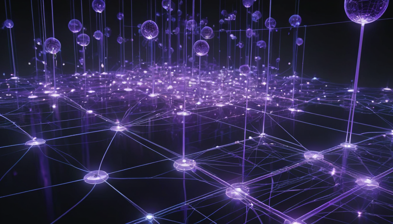 A conceptual visualization of a request flowing through various network layers.
