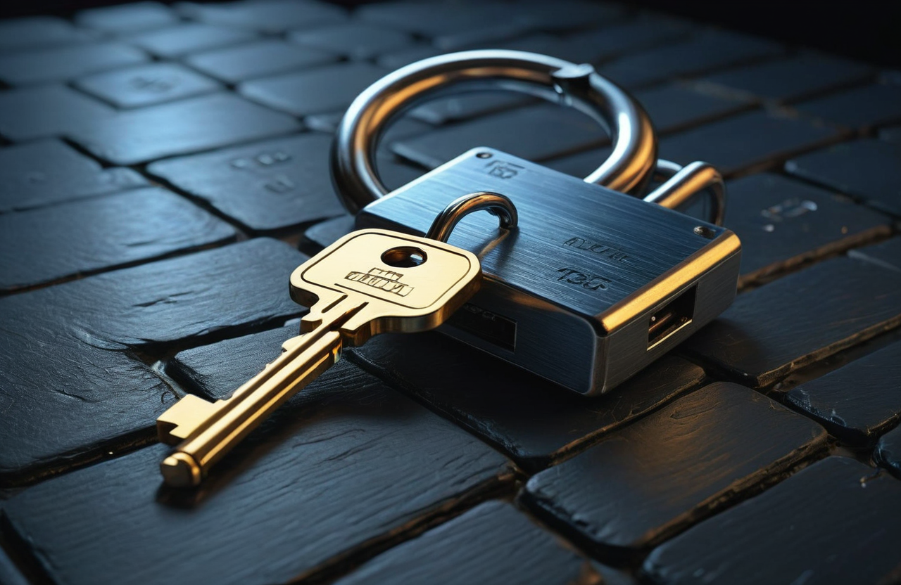 Securing server access with SSH keys is the first line of defense.