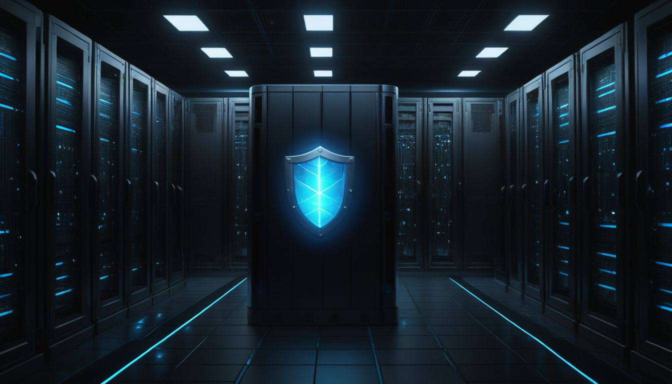 A conceptual look at a server with a hardened perimeter.